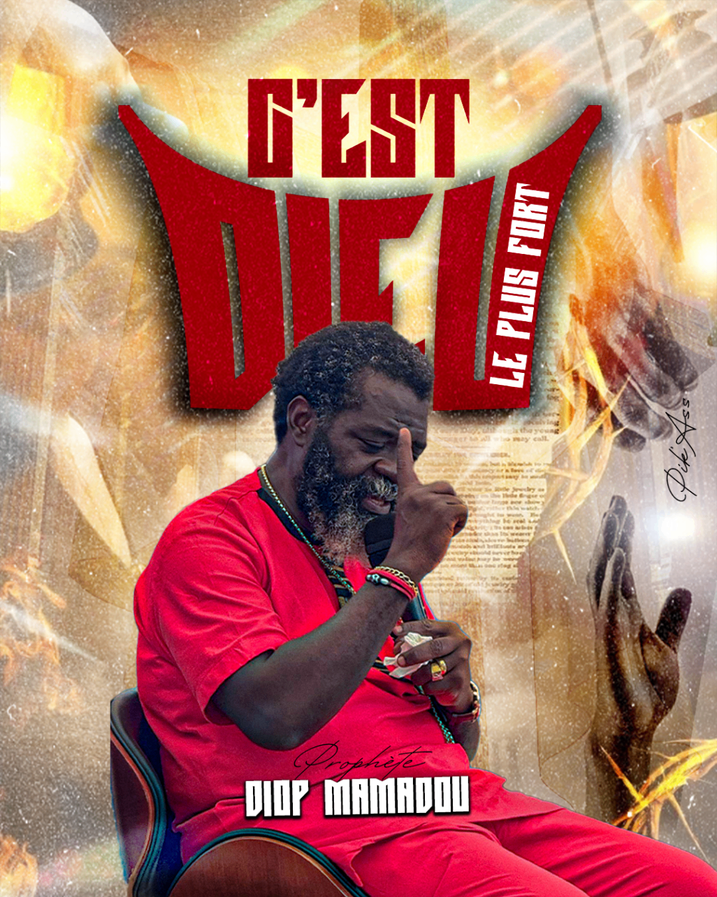 Affiche C'est Dieu le plus fort avec le Prophète Diop Mamadou